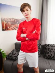 Exclusive Curtis Cameron Solo Photos  Red Soccer T Pic 12