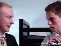 Gloryhole mormon jizzing