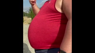 Fat cigarbear showing off