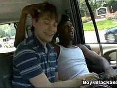 Interracial Hardcore Bareback Sex Video 12