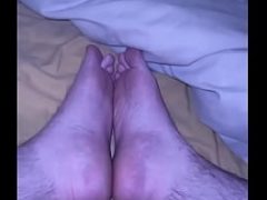 Foot and cum
