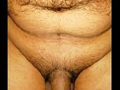 Pakistani fat boy enjoying dildo