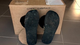Surprise Delivery Series Worn out Flip flops Thongs Big Male