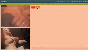 Puto se exibindo na webcam