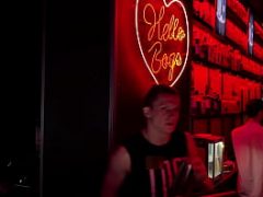Central Station gay club guest fucks bartender for money