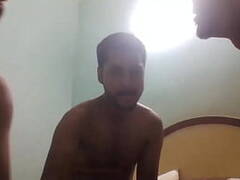 Indian guys have fun over cam