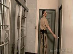 Gays Jake and Scott fuck hard in the jail only on Suite703