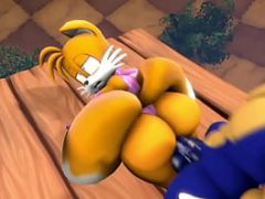 Sissy Tails gets fucked by Sonic SFM