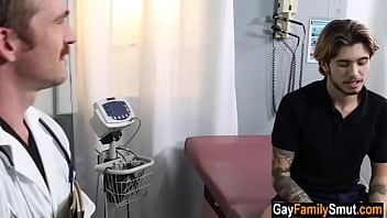 Gay boy visits uncles doctors office