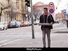 Boyfun  Pizza Delivery Leads To Bareback Fuck