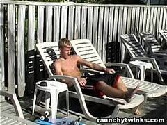 Cameron Daniels Sexy Sunbathing Session