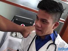 Asian twink dr prescribes analsex