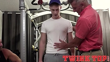 TwinkTop Muscled principal and coach take boyrsquos big dick