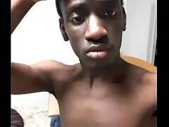 young black dude shakes his bbc