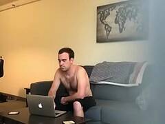 College Roommate Caught Jerking Off