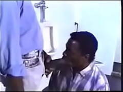 Vintage bbc bathroom fuck