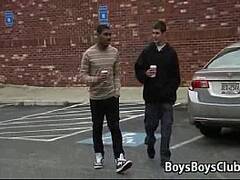 Blacks On Boys Gay Bareback Interracial Fuck Movie 10