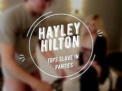 Hayley Hilton Tops and Dominates Slave Boy