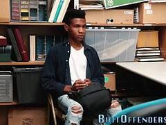 Gay black teen rides cops dick