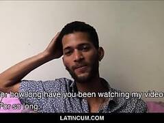 Amateur Skinny Latino Boy Paid Cash To Fuck Camera Man POV