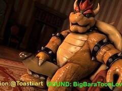 Over 3 Minutes of Bowser Porn W Sound