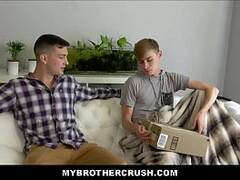 Straight Step Brother Fucks Gay Twink Family Step Brother Wi