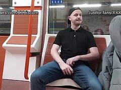 Jerk off on the subway full video