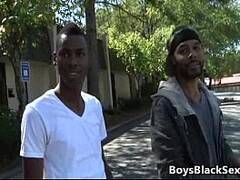 Black Gay Dude Fuck White Skinny Cute Boy In His Tight Ass 0