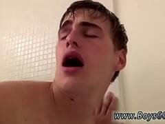 Hard fuck and sex of gays Noah Brooks DRENCHED five Guy Piss