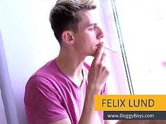 Euro Twink Felix Has a Long Teen Cock to Show You