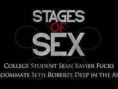 Black College Student Sean Xavier Fucks White Twink Seth Rob