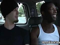 BlacksOnBoys  Gay Bareback Interracial Porn Movie 01