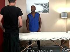 Big Black Cock Massage  Alan Kennedy, Osiris Blade