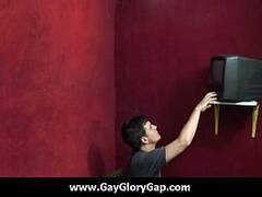 Gay hardcore gloryhole sex porn and nasty gay handjobs 15