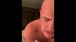 Hot trans guy takes fuck toy in virgin ass
