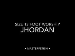 Jhordan Size 13 Foot Worship bull MASTERFETISH
