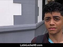 Cute Amateur Young Latino Twink Paid Cash To Fuck Stranger P