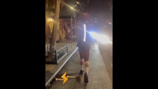 Ziven Sparks Ass Out In New York Streets