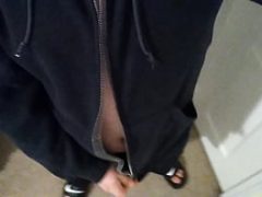 Asian twink in sandals cums on his chest