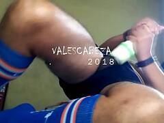 ValesCabeza198 SOCCER PLAYER FUCKING HIS FLESHLIGHT de futbo