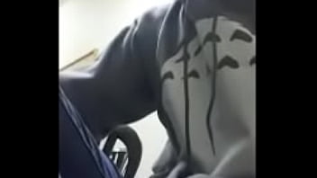 Asian Student Wanks and Cum During Class