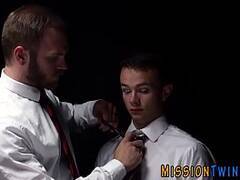 Toy riding mormon twink gets barebacked