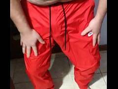 Red Nike pants