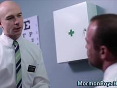 Uniform mormon ass banged