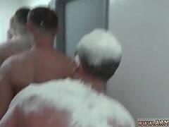 Gay sex muscle ties boy The Hazing, The Showering and The Fu