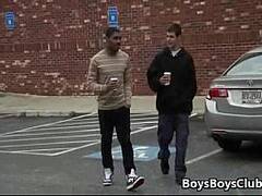 Blacks On Boys  Gay Black Dude Fuck White Twink Nasty Way 09