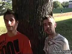Gay Interracial Hardcore Sex Video from BlacksOnBoys 06