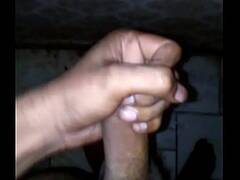 Indian desi boy masturbating in bathroom