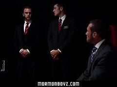 MormonBoyz  Two missionaries fuck as punishment for priest d