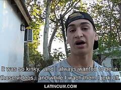 Cute Virgin Blonde Twink Latino Boy Jake Cash For Sex POV